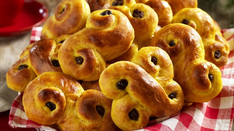 Luciafikor på Mellanskogs kontor i Dalarna